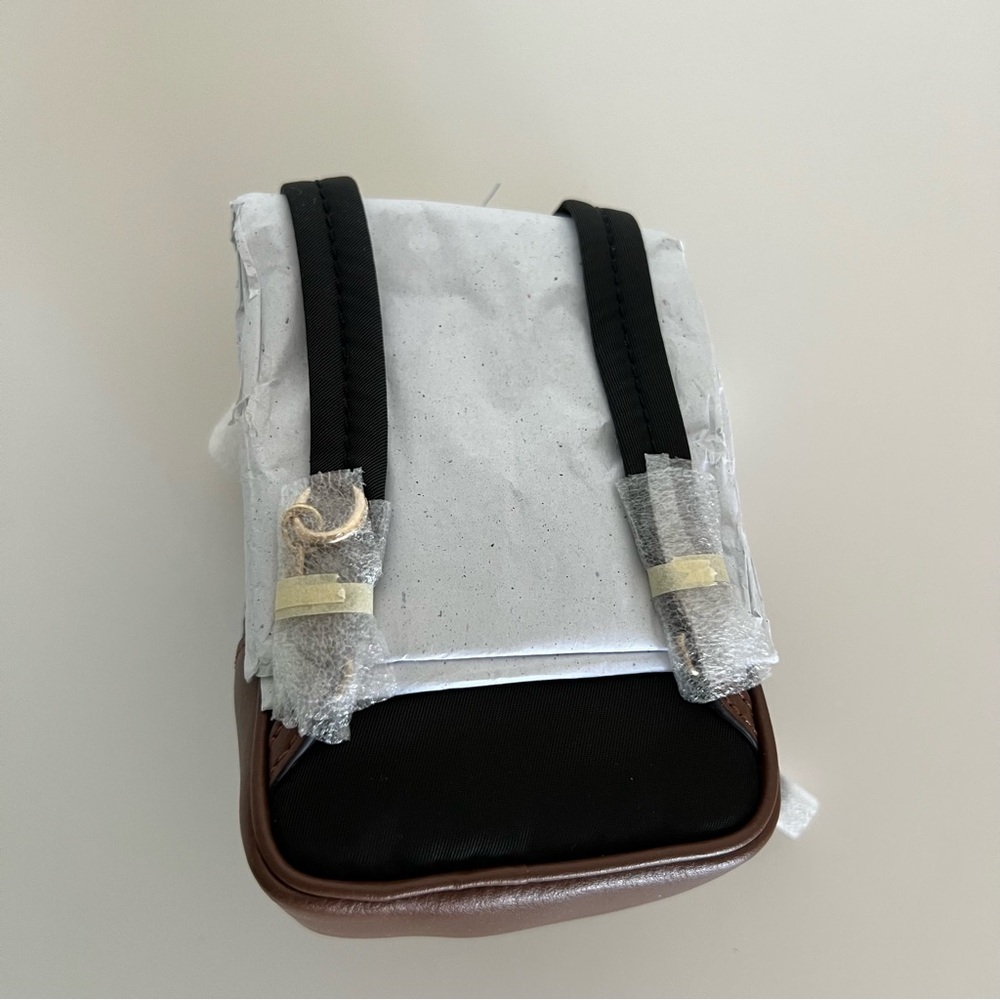 Coach Brown Signature Mini Key & Card Holder - Picture 4 of 13